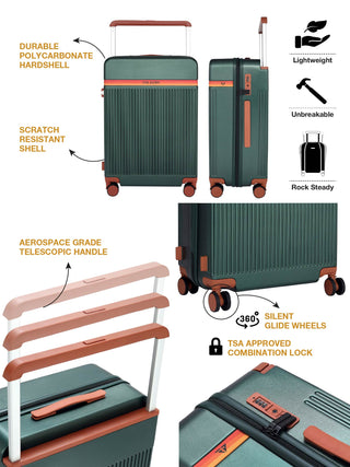 The Aviator - Forest Green (Set Of 2)