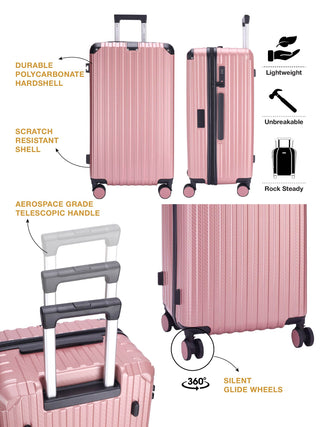 The Caron Trunk - Desert Rose (Set Of 3)