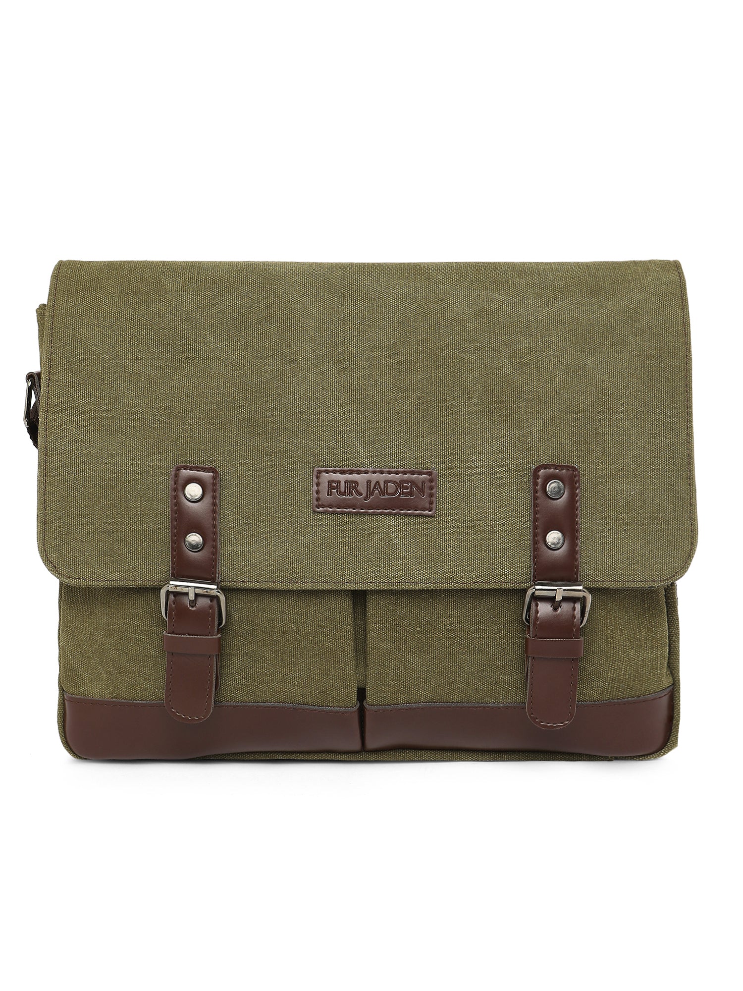 Sustainable Canvas Crossbody (Forest Green)
