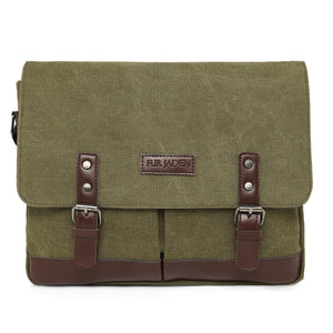 Sustainable Canvas Crossbody (Forest Green)