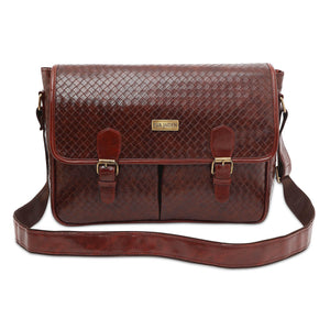 Vegan Leather Crossbody (Tan)