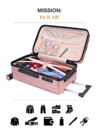 The Caron Trunk - Desert Rose (Set Of 3)