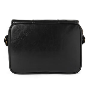 Cruelty Free Vegan Leather Crossbody (Black)