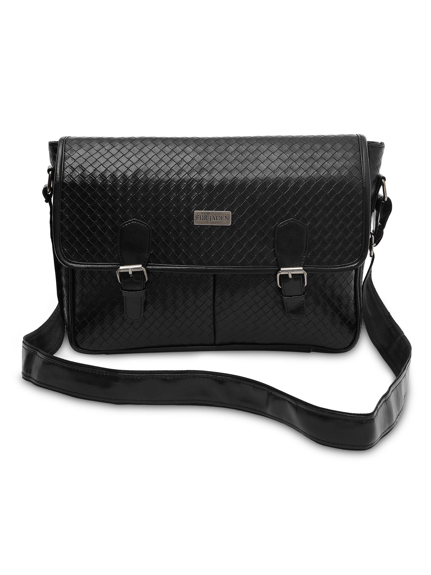 Cruelty Free Vegan Leather Crossbody (Black)