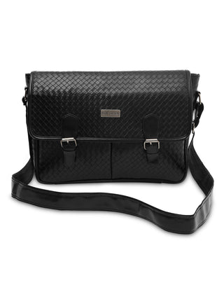 Cruelty Free Vegan Leather Crossbody (Black)