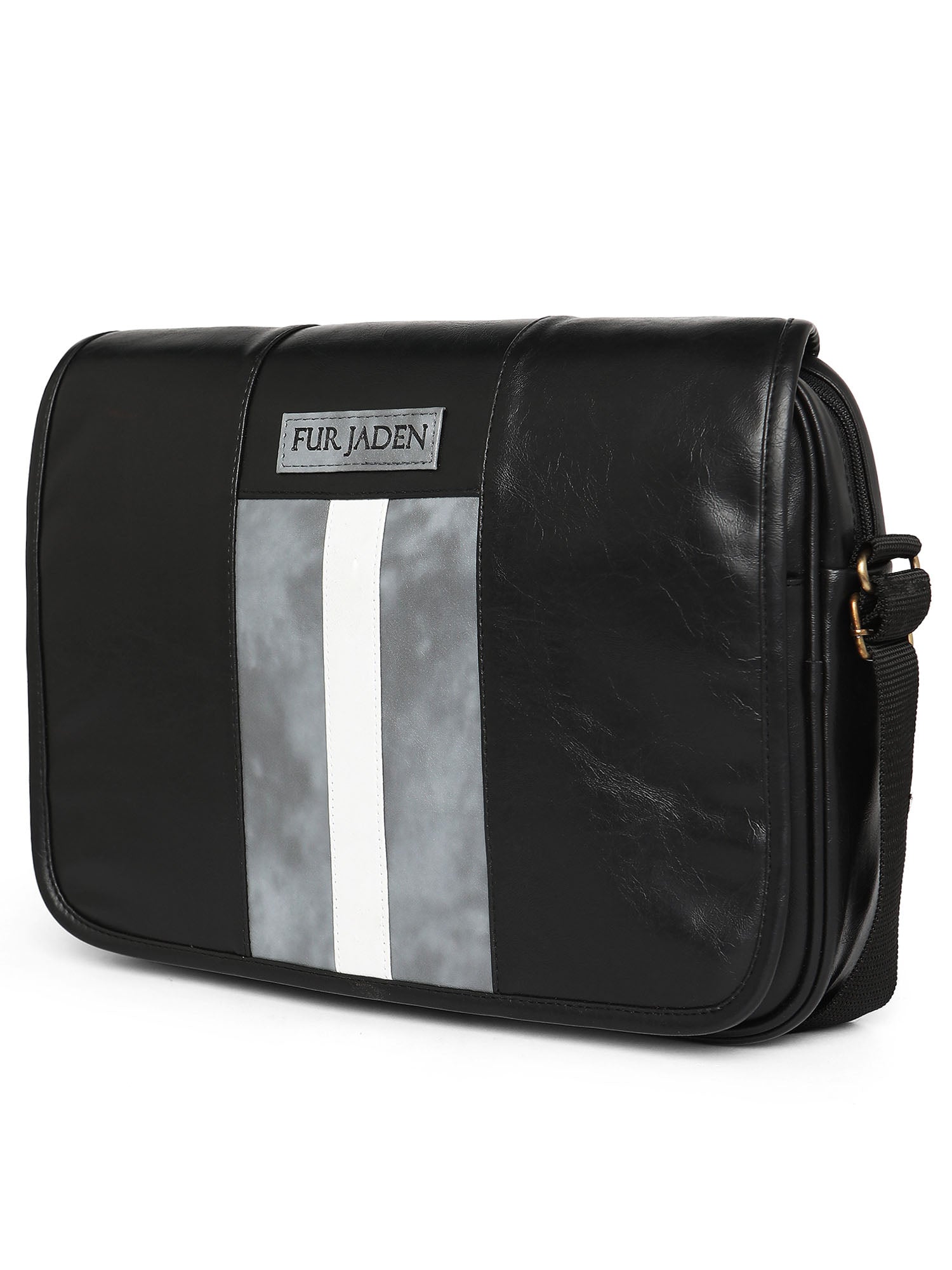 Cruelty Free Vegan Leather Crossbody (Black)