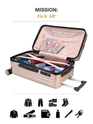 The Caron Trunk - Gold Dust (Set Of 3)