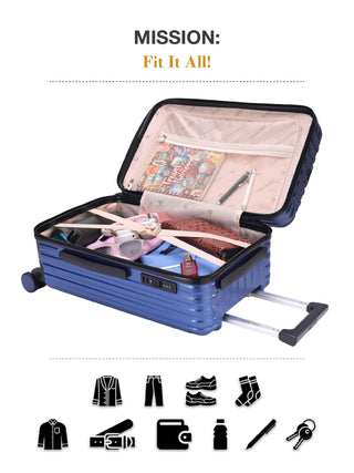 The Carbon Trunk - Celestial Blue (Set Of 2)