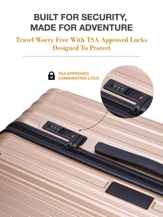 The Caron Trunk - Gold Dust (Set Of 3)