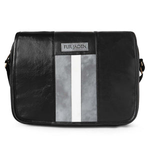 Cruelty Free Vegan Leather Crossbody (Black)