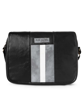 Cruelty Free Vegan Leather Crossbody (Black)