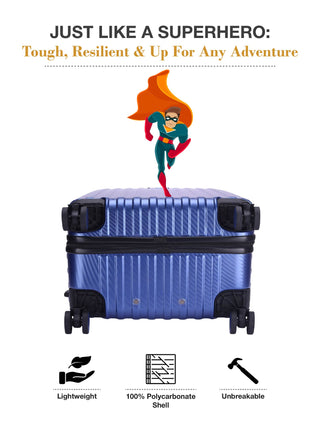 The Carbon Trunk - Celestial Blue (Set Of 2)