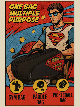 GameFace: Padel/ Pickleball Bag - Superman