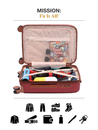 The Wayfarer - Cherry (Set Of 3)