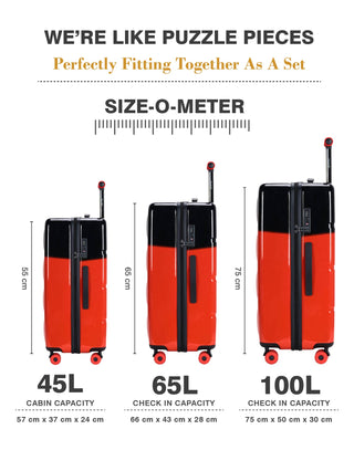 The Puffer Pop - Inferno Red (Set Of 3)