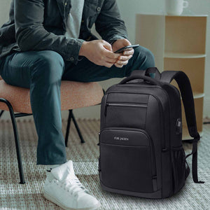 Laptop Backpack with USB Port | Black