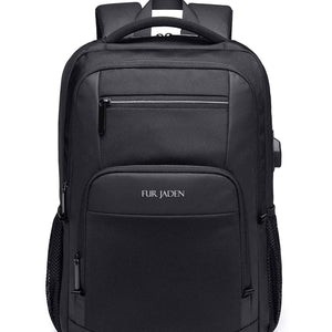 Laptop Backpack with USB Port | Black