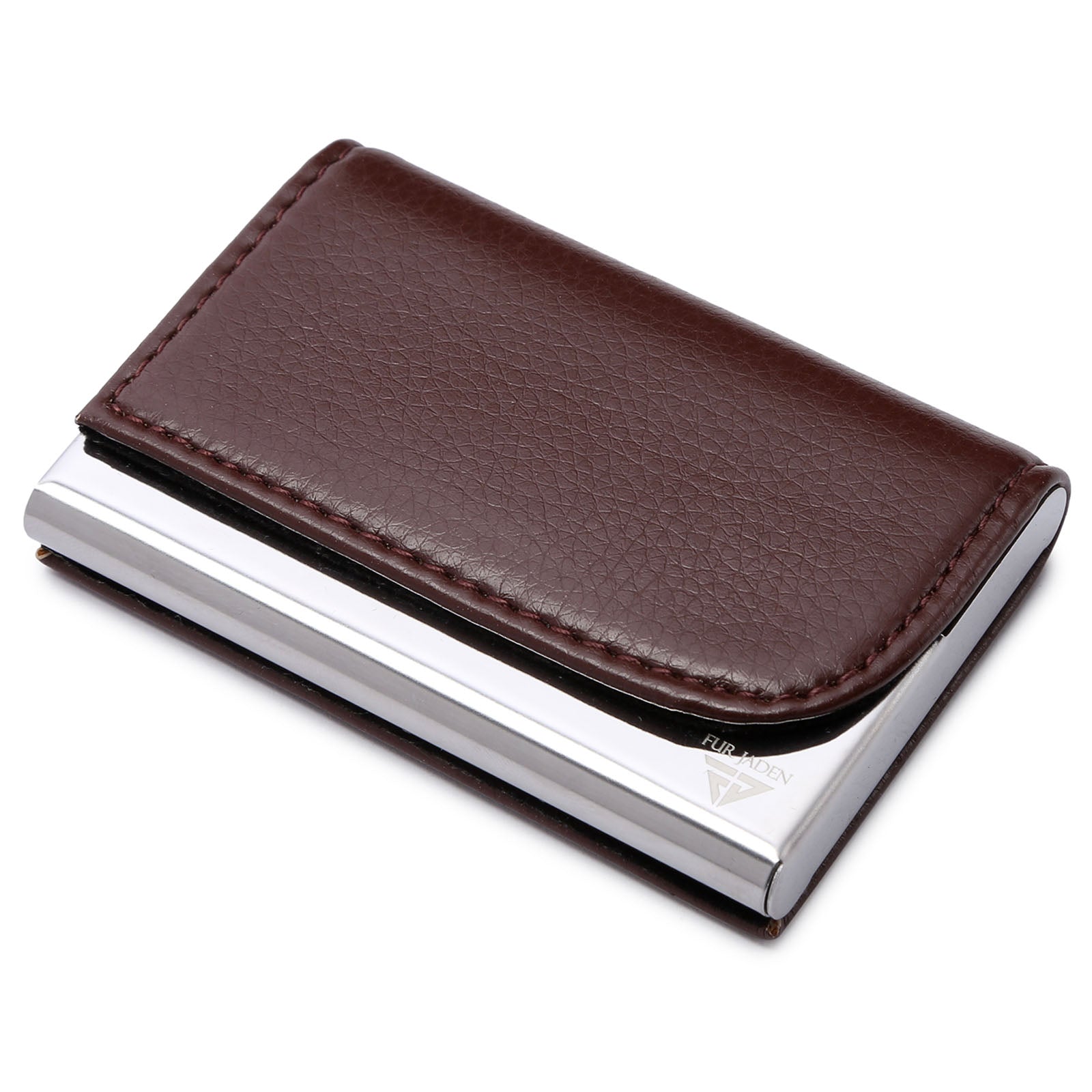 Oslo - Brown Faux Leather Cardholder