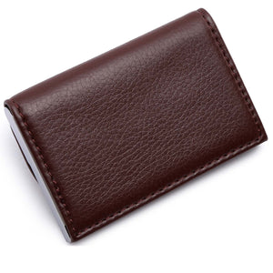 Oslo - Brown Faux Leather Cardholder