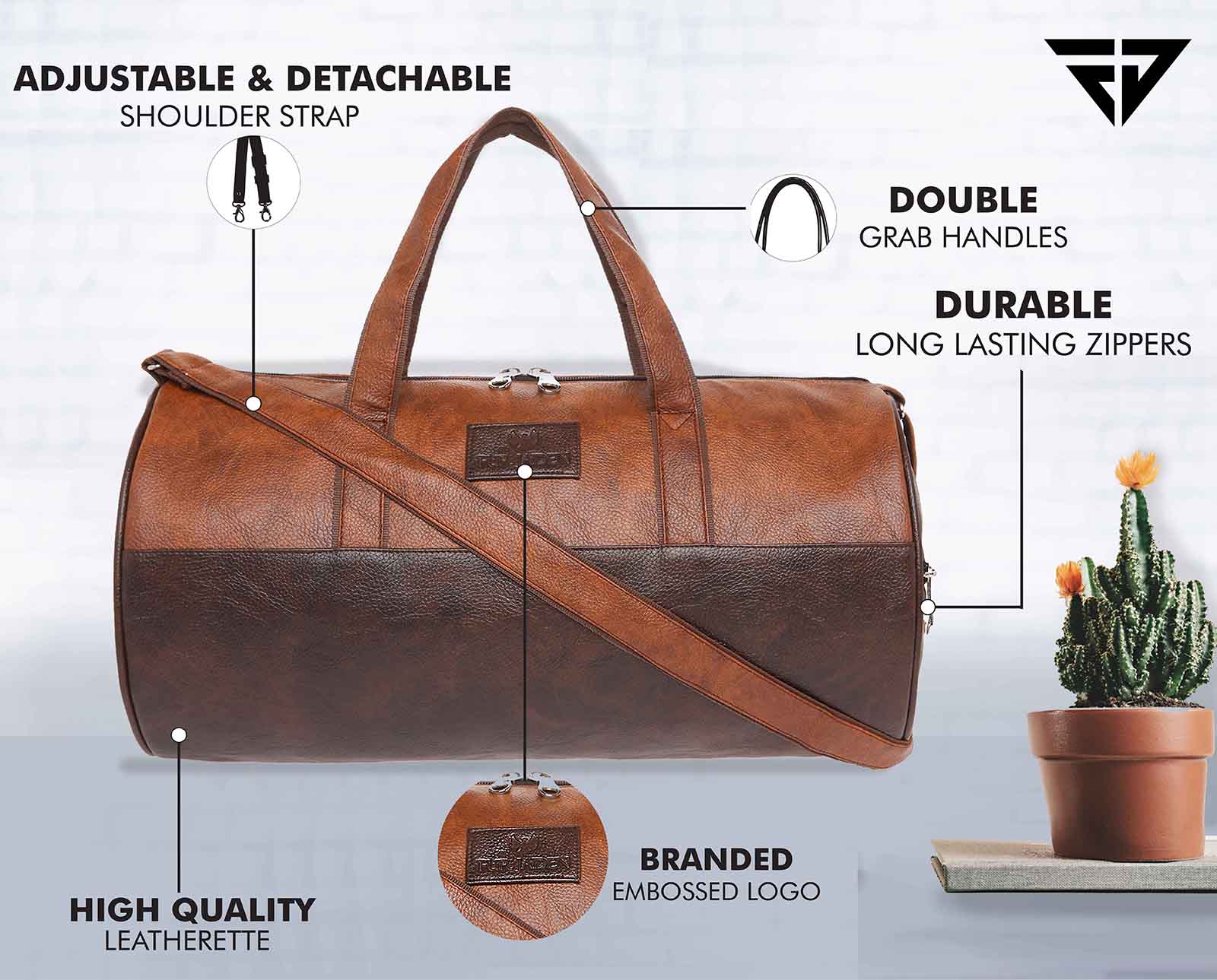 23L Travel Duffle cum Gym Bag