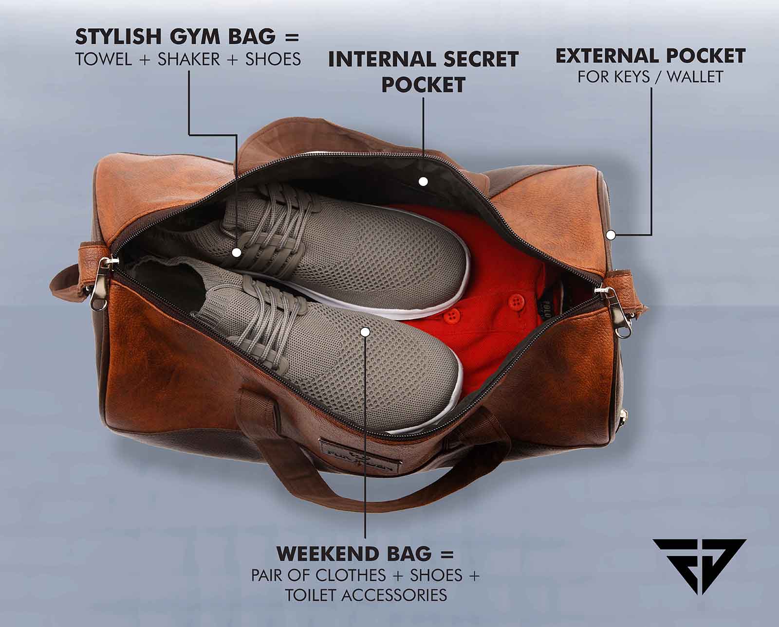 23L Travel Duffle cum Gym Bag