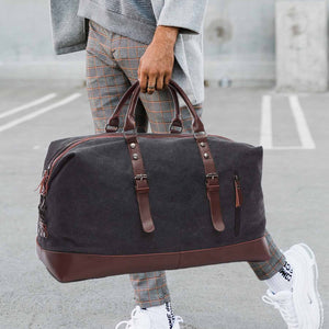 Black Canvas 40L Travel Duffle