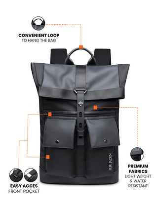 Pro-III Laptop Backpack | Charcoal Black