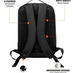 Pro-I Laptop Backpack | Charcoal Black