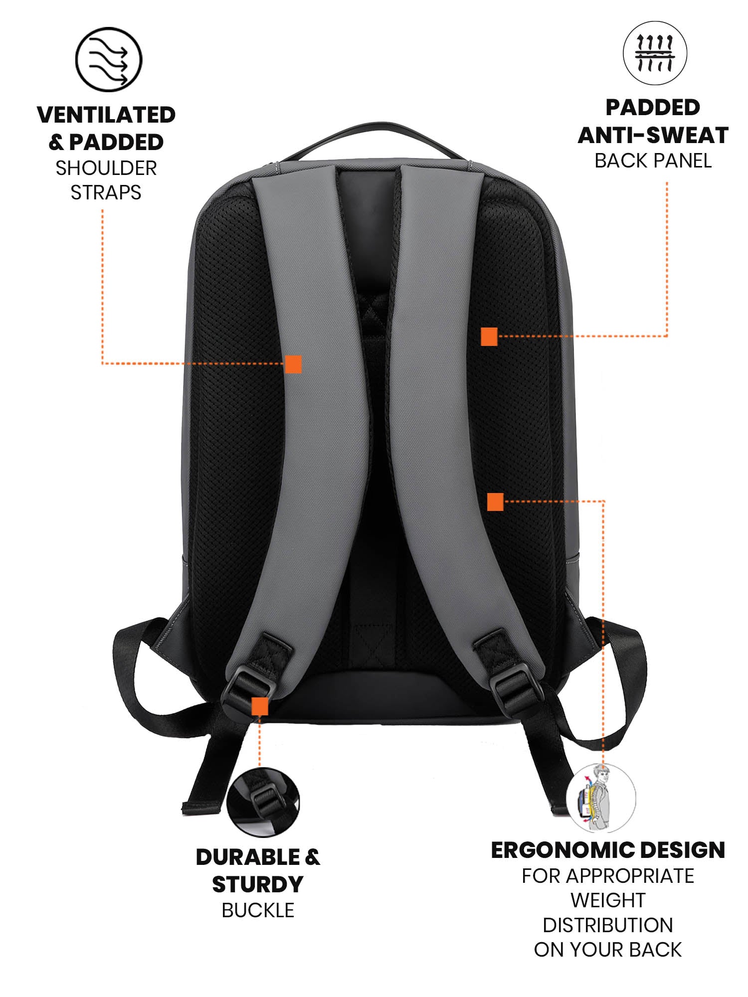 Pro-I Laptop Backpack | Space Grey