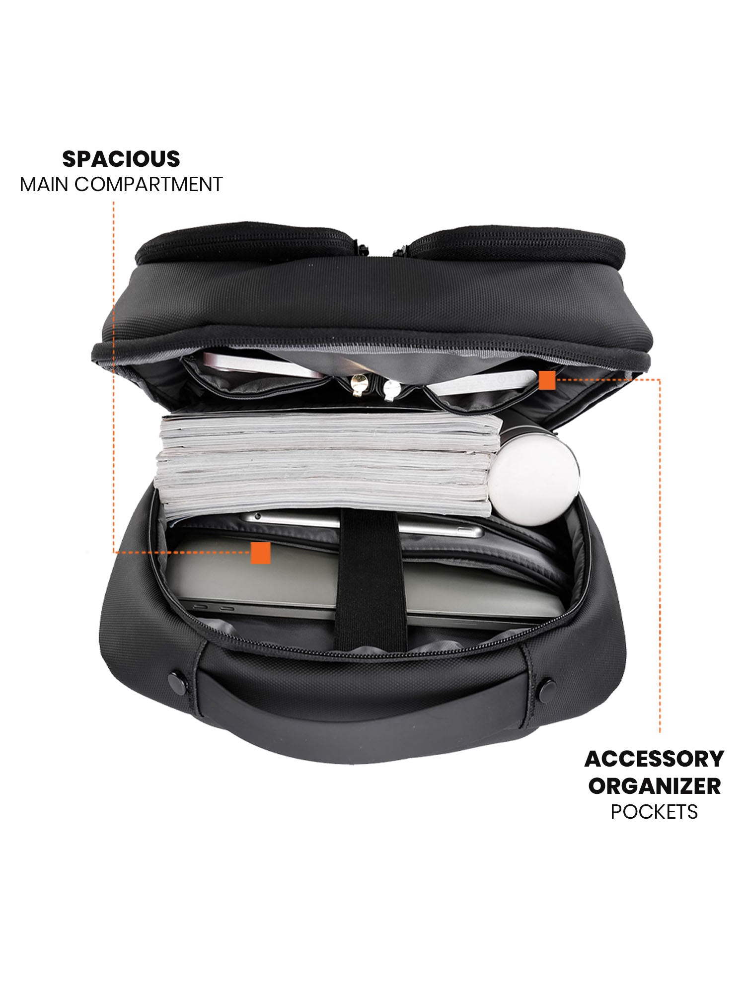 Pro-I Laptop Backpack | Charcoal Black