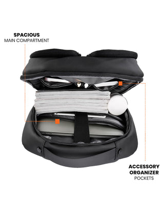 Pro-I Laptop Backpack | Charcoal Black
