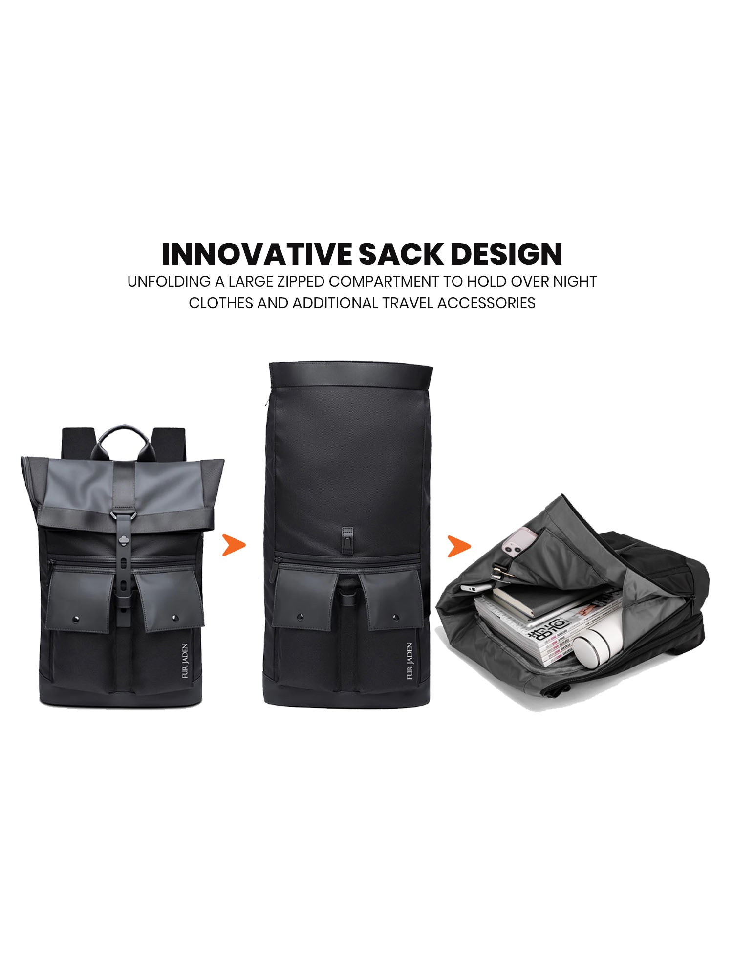 Pro-III Laptop Backpack | Charcoal Black