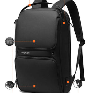 Pro-II Laptop Backpack | Charcoal Black