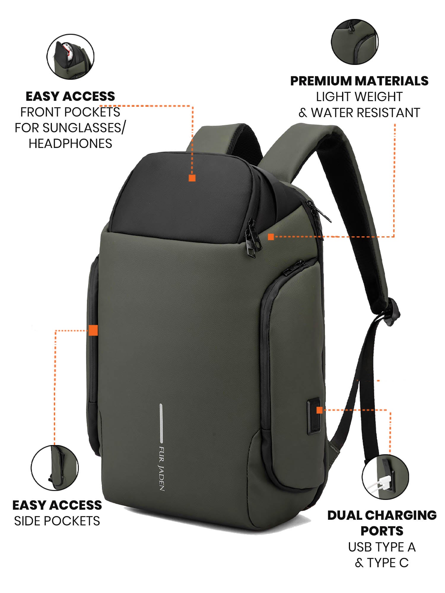 Pro-IV Laptop Backpack | Forest Green