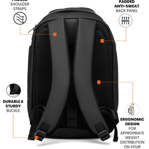 Pro-IV Laptop Backpack | Charcoal Black