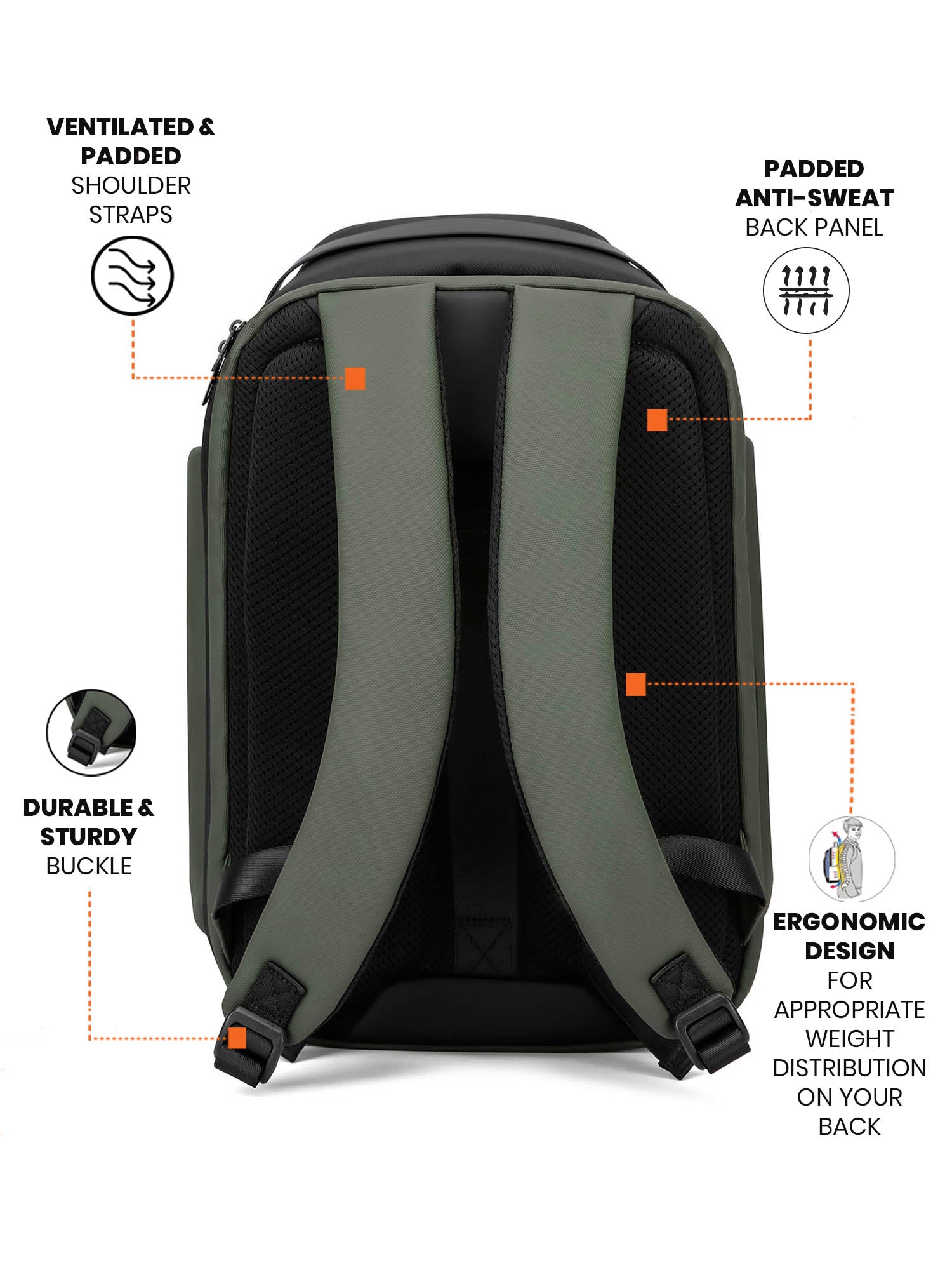 Pro-IV Laptop Backpack | Forest Green