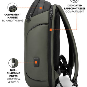 Pro-IV Laptop Backpack | Forest Green
