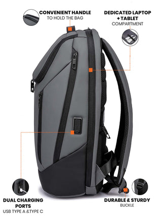 Pro-V Laptop Backpack | Space Grey