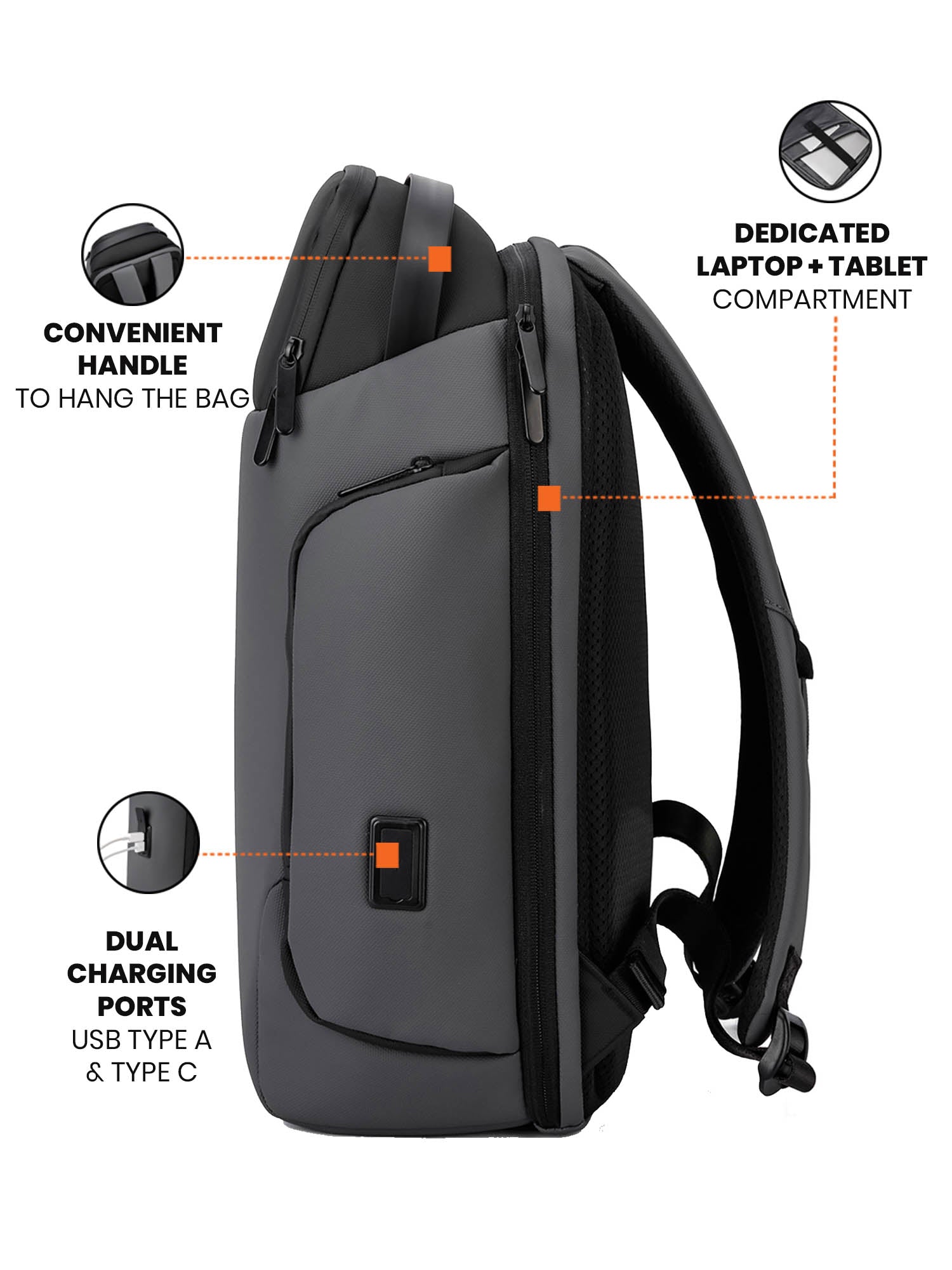 Pro-IV Laptop Backpack | Space Grey