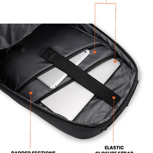 Pro-II Laptop Backpack | Charcoal Black