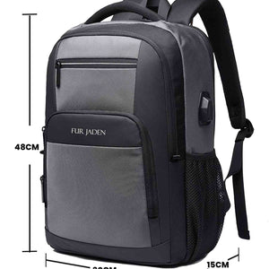 Laptop Backpack with USB Port | Grey