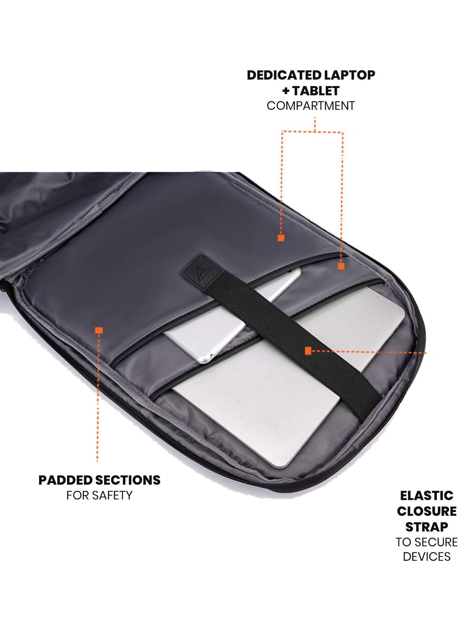 Pro-IV Laptop Backpack | Charcoal Black