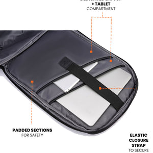 Pro-IV Laptop Backpack | Charcoal Black