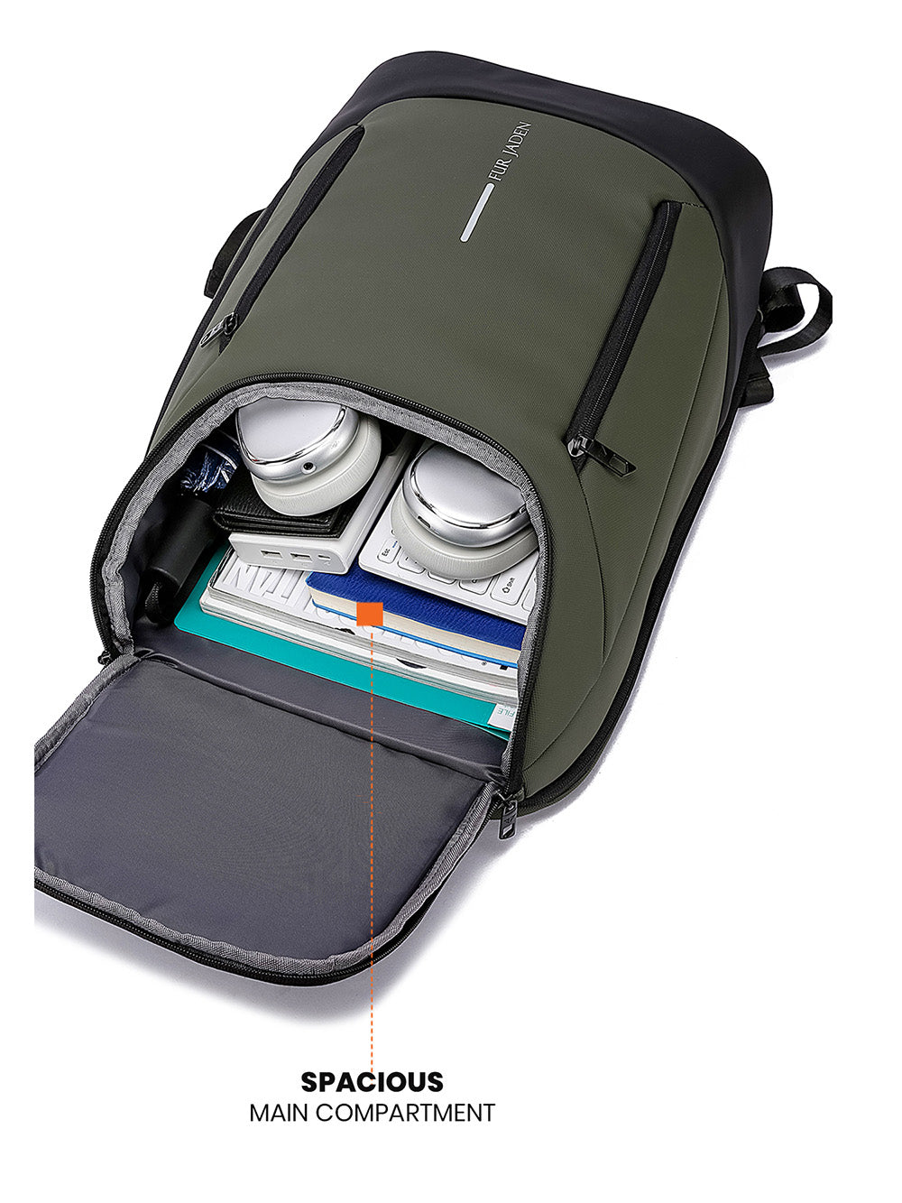 Pro-V Laptop Backpack | Forest Green