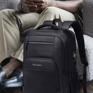 Laptop Backpack with USB Port | Black