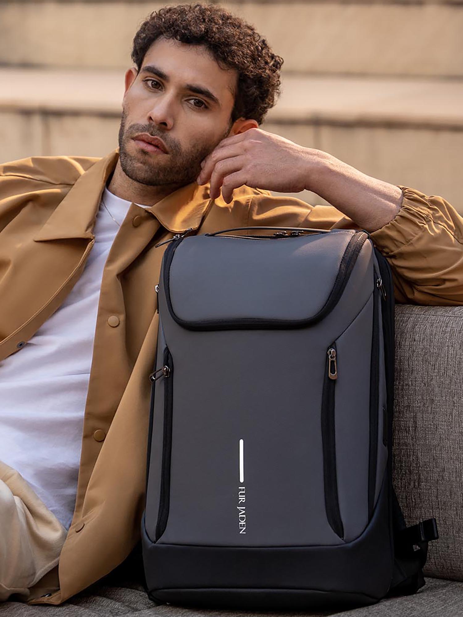 Buy Brown Luggage & Trolley Bags for Men by FUR JADEN Online | Ajio.com